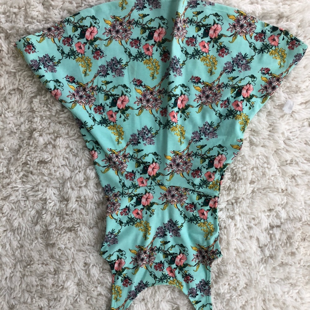 Blue Floral print dress